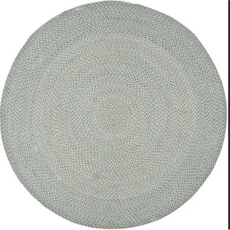 Safavieh 6 x 6 ft. Braided Round Handwoven Rug - Terracotta & Ivory BRD701P-6R